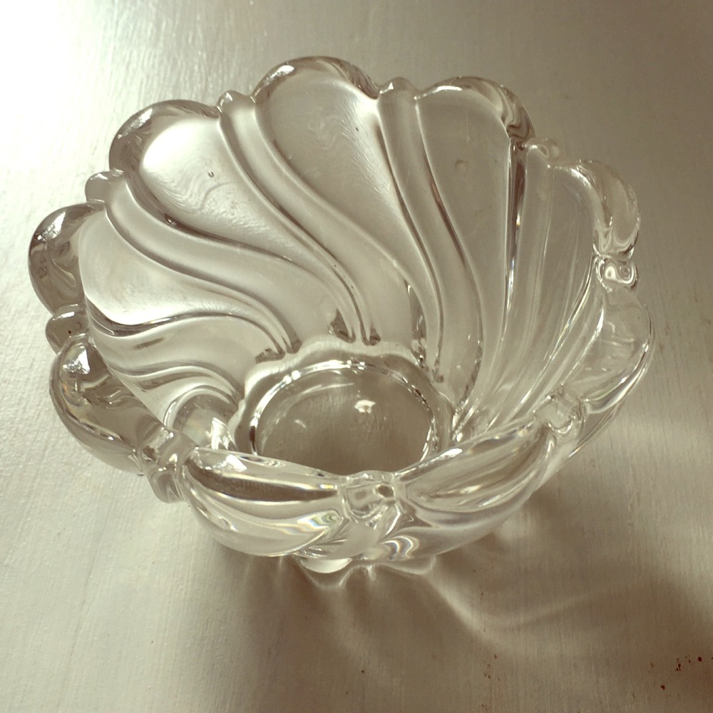 Vintage glass dish